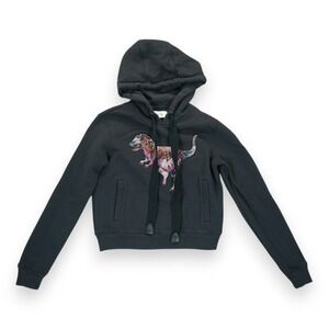 COACH REXY EMBROIDERED SWEATSHIRT W/‎ KAFFE FASSETT PRINT KIDS XS - 79065